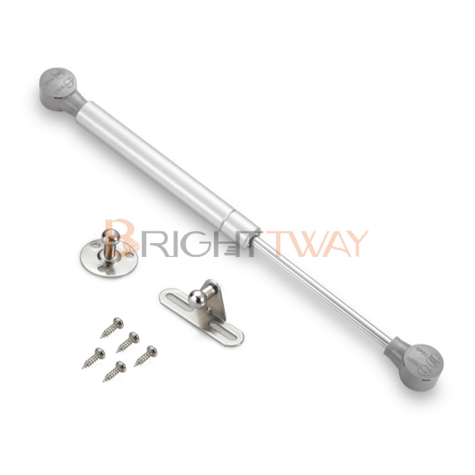 Quick mounted gas spring up-ward